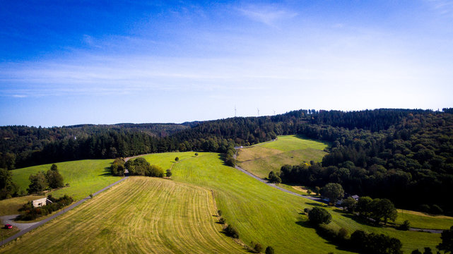 Landschaft n&auml;he Schloss Crottorf