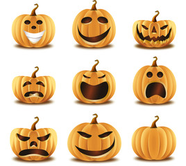 Halloween pumpkins