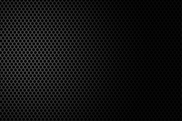 Black speaker grid, Illustration