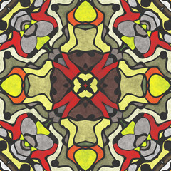 Abstract  cartoon kaleidoscope