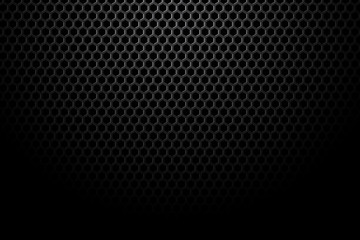 Black speaker grid, Illustration