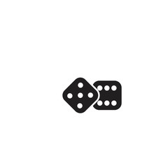 dice icon template vector