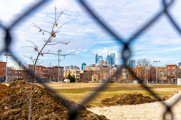 High-Rise Buildings of Philadelphia Taken from South Philly.