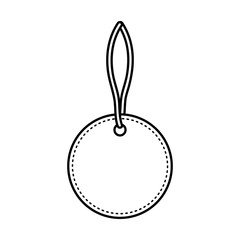 tag hanging commercial isolated icon