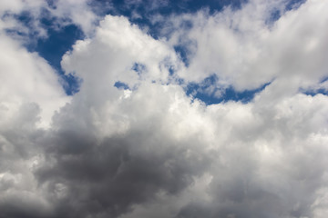 Obraz premium blue sky with white clouds