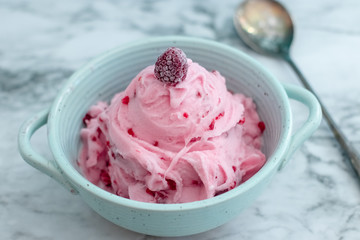 raspberry quicke ice cream 