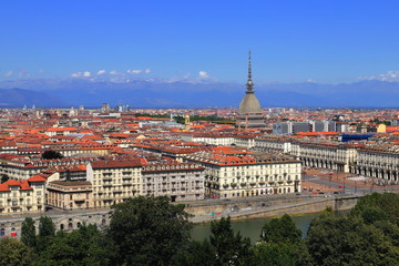 Obraz premium cityscape of turin in italy 