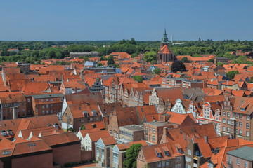 Fototapeta na wymiar Lüneburg in Niedersachsen