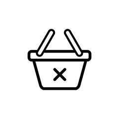 Shopping basket icon