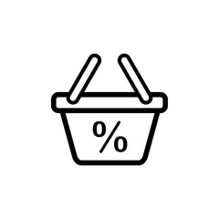 Shopping basket icon