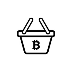 Shopping basket icon