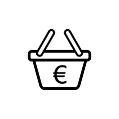 Shopping basket icon