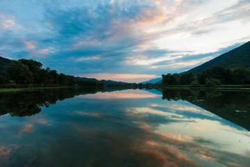 Lakes of Revine in the trevigiani hills