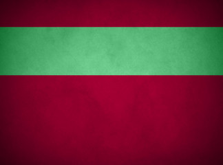 Obraz premium Elegant Rich Red Parchment. Textured Green Banner.