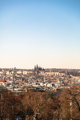 Fototapeta na wymiar Scenic view of historical center of Prague city