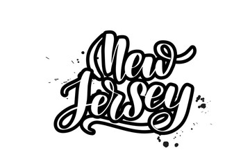 Vector calligraphy illustration isolated on white background