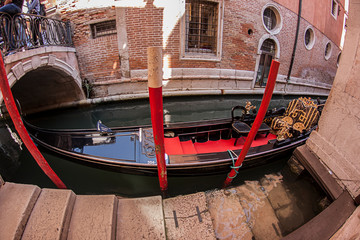 Fototapeta na wymiar Venezia in Italy, Europe (fish eye lens)