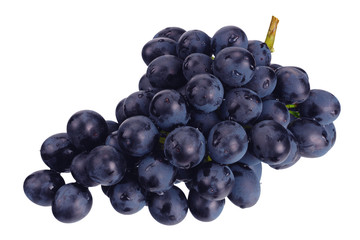 blue grape isolated on a white. Food