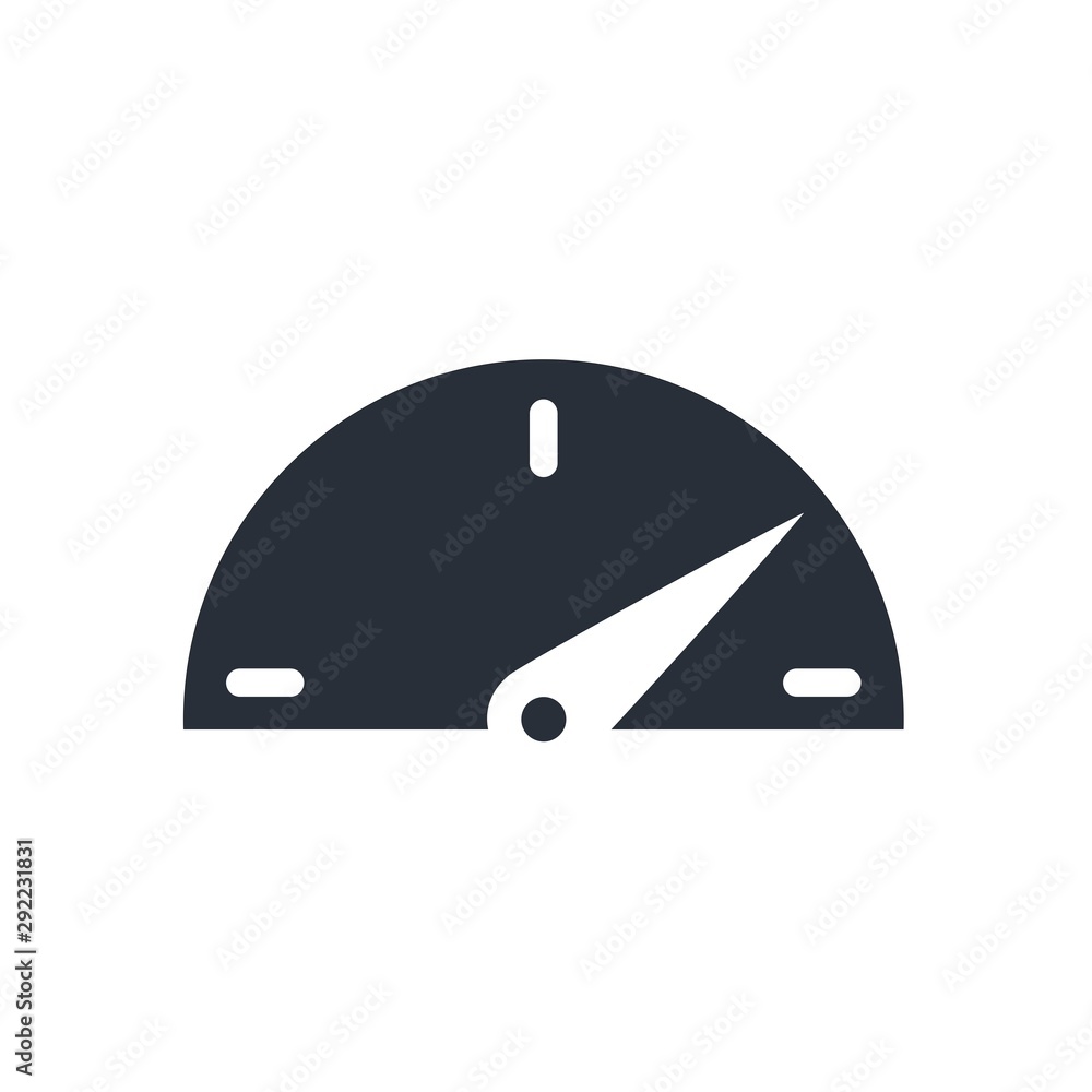 Poster the tachometer, speedometer, indicator and performance icon. fast speed sign.