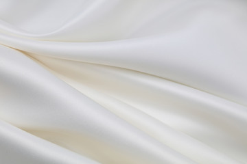 White silk fabric lines