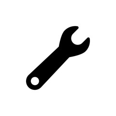 Wrench icon design trendy