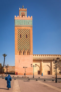 The Kasba (or El Mansour) Mosque in Marrakesh, Morocco