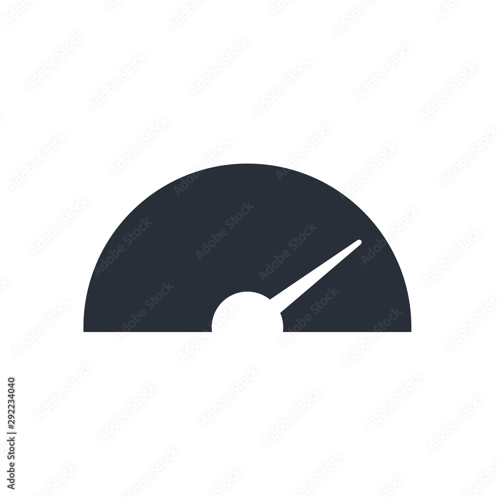 Poster the tachometer, speedometer, indicator and performance icon. fast speed sign.