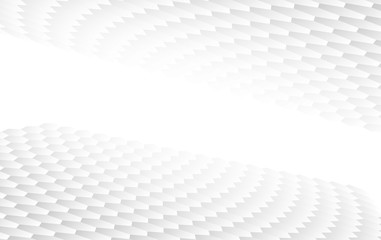 Abstract white background of Embossed surface Hexagon,Honeycomb modern horizontal pattern concept, Creative light circle style. Geometric mesh minimal gradient color for wallpaper.vector illustration