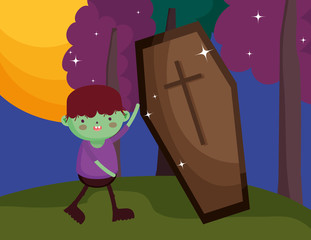 kids with costume halloween image