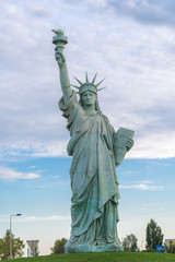 Fototapeta premium Colmar, France - 09 16 2019: Statue of Liberty