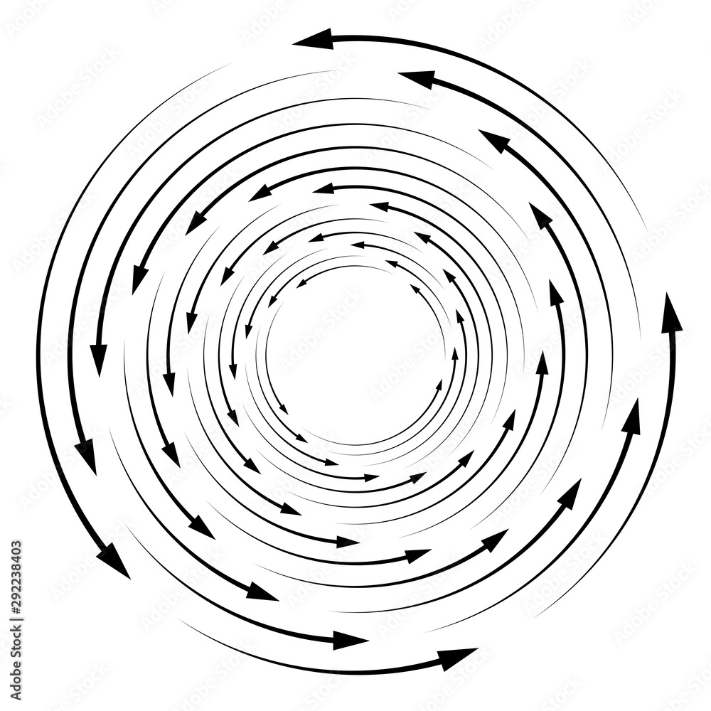 Poster plexus, wire-frame radial circles with nodes. geometric spiral for technology, block chain, circuit 