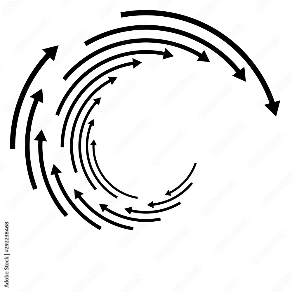 Poster plexus, wire-frame radial circles with nodes. geometric spiral for technology, block chain, circuit 