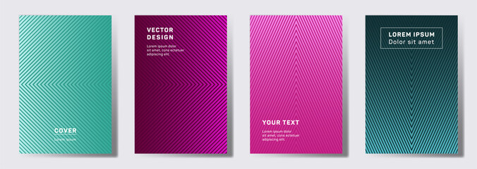 Fototapeta premium Geometric lines patterns with edges, angles.