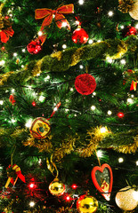 Full background christmas tree