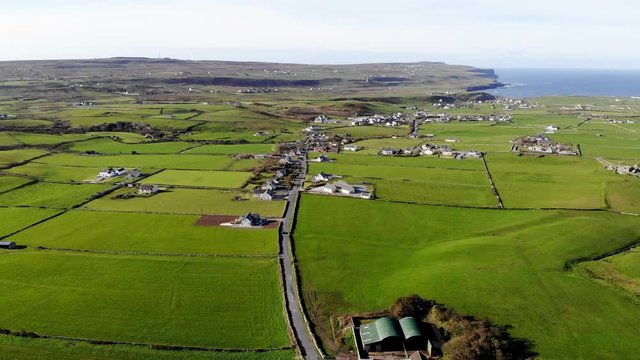 Small countryside Irish town
