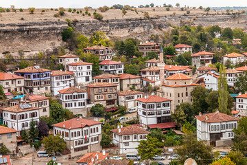Naklejka premium Traditional ottoman houses in Safranbolu