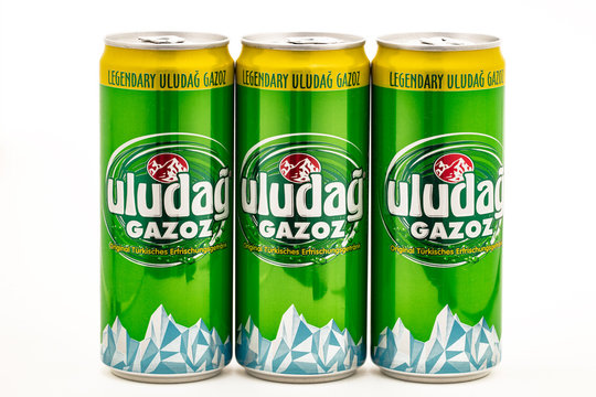 Uludag Gazoz turkey lemonade cans