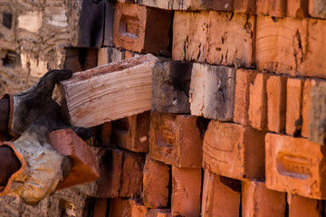  brazilian ceramic stacked solid brick