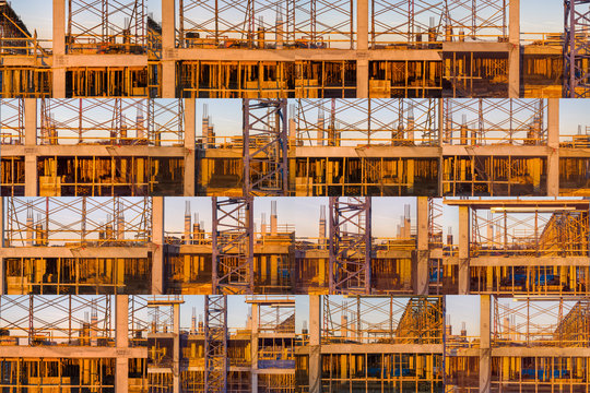 Construction Site (Collage), Atlanta, Georgia
