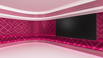 Virtual tv studio