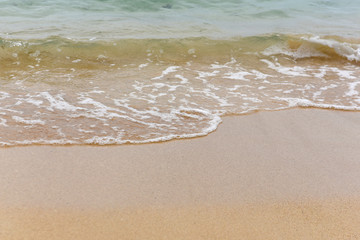 waves on the beach