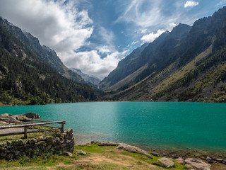 Vue du lac de Gaube
