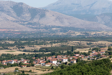 Fototapeta na wymiar View of the mountain village