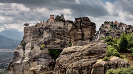 Fototapeta na wymiar Orthodox monasteries of Meteora (Greece)
