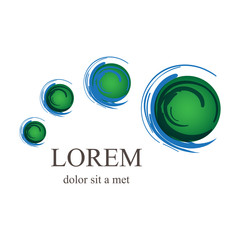 Abstract Logo And Icon. Creative Elements Isolated On White - Vector Illustration. Flat Icon For Business Template Logo, Design Element, Sign And Symbol Design. Abstract Logo Template