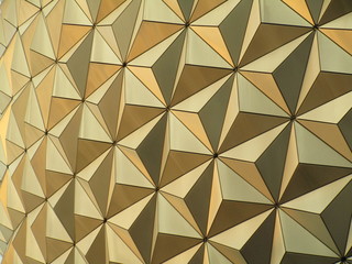 triangular gold texture 3d