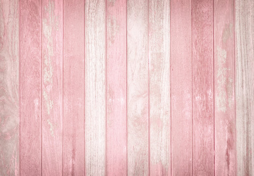 Pink white old wall texture wood background colorful wood grunge