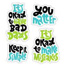 Progress motivation lettering