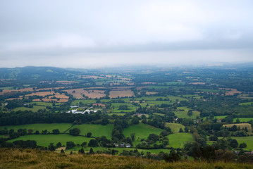 Fototapeta na wymiar Worcestershire pastures 