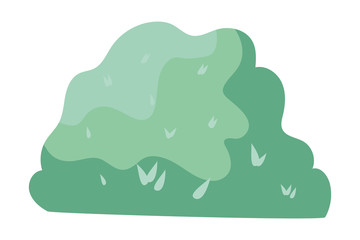 autumn bush plant seasonal icon